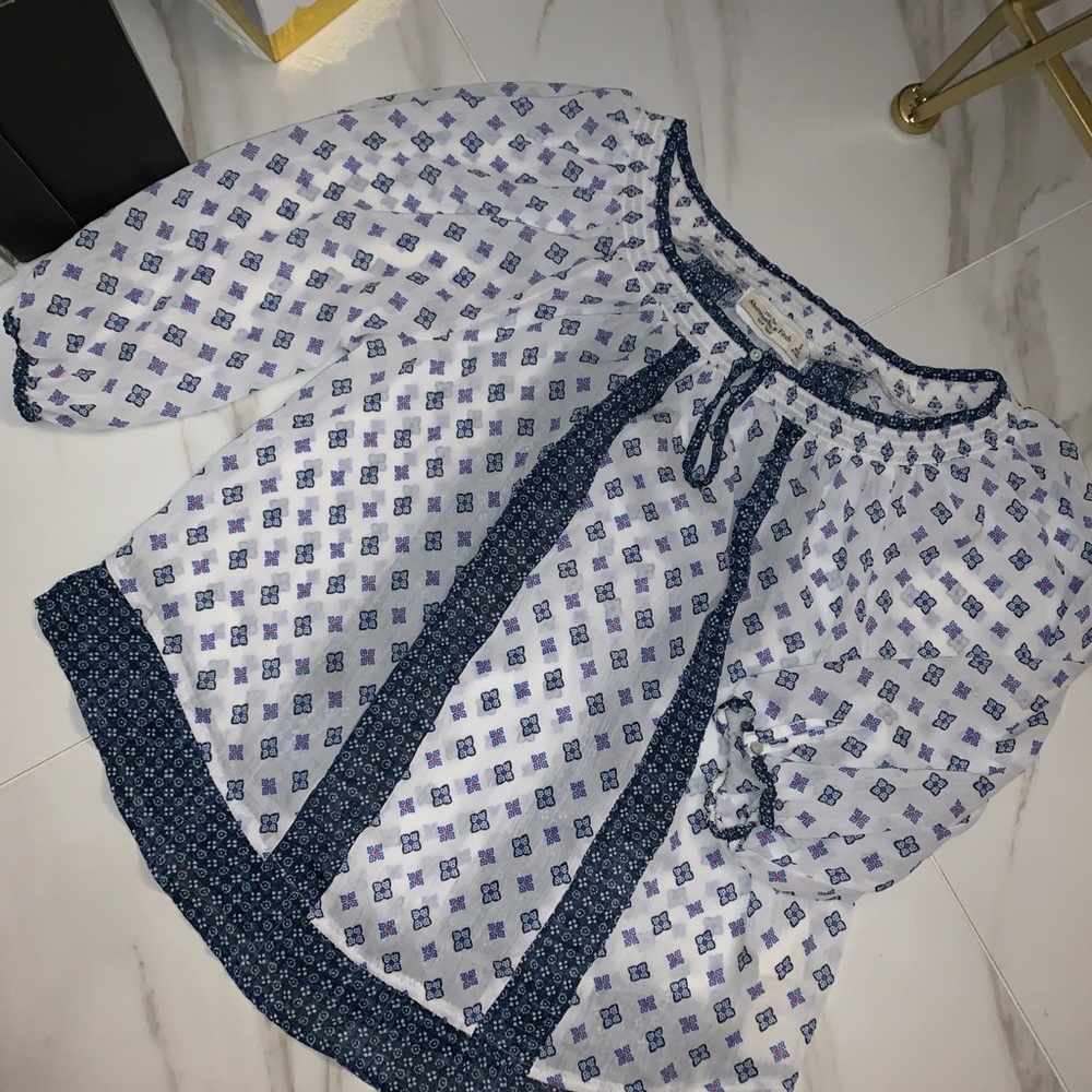 Abercrombie and Fitch off the shoulder shirt